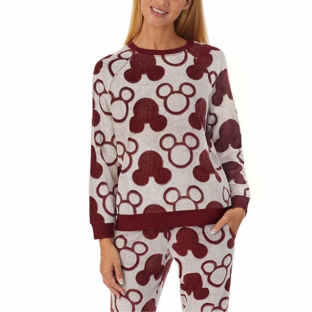 Disney Mickey Mouse Fleece‎ 2-piece Jogger Lounge PJ Set XXL Plus Size